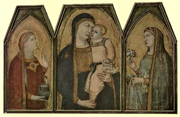 AMBROGIO LORENZETTI: MADONNA AND CHILD WITH S.S. MARY

MAGDALENE AND DOROTHY